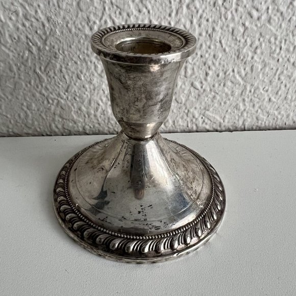 Duchin Creation Accents Vintage Duchin Creation Weighted Sterling Silver Candle Holder